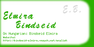 elmira bindseid business card